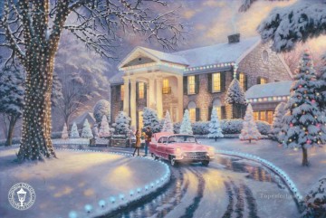 Artworks in 150 Subjects Painting - Graceland Christmas TK